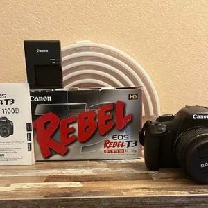 CANON DIGITAL CAMERA EOS REBEL T3 EF-S 18-55 IS II